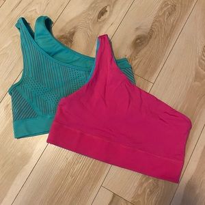 Fabletics one shoulder bra large